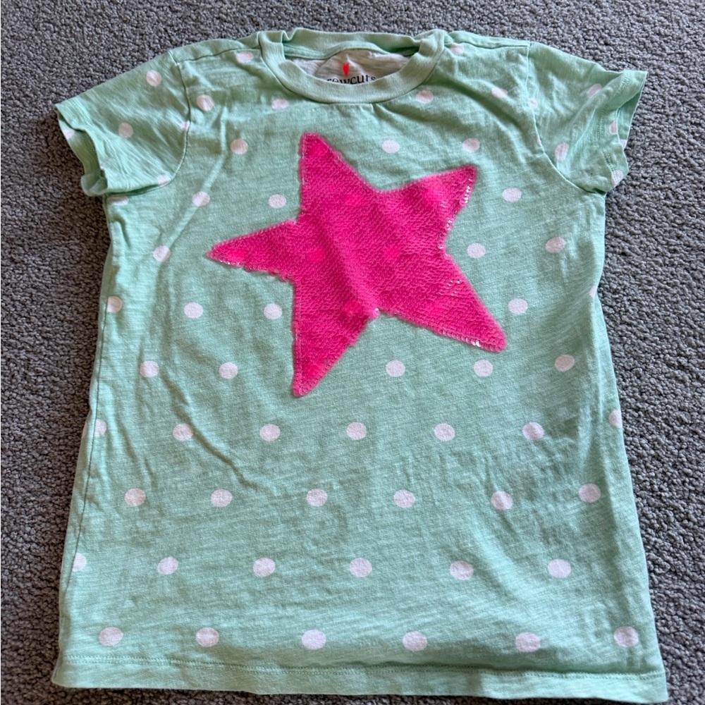 J Crew Girls Mixed Short Sleeve Tee Lot - Pastel & Stripes, Size 10 - Picture 6 of 11